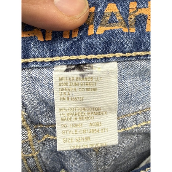 Cruel Denim Hannah Jean Womens 33/15R Medium Blue Mid Rise Bootcut Stretch Denim - Picture 10 of 10